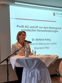 Fachforum 17.10.18 in Kaiserslautern - Rede der Ministerin Dr. Stefanie Hubig